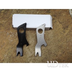 7 in 1 outdoor EDC tool multi mini bottle opener keychain knife UD52012