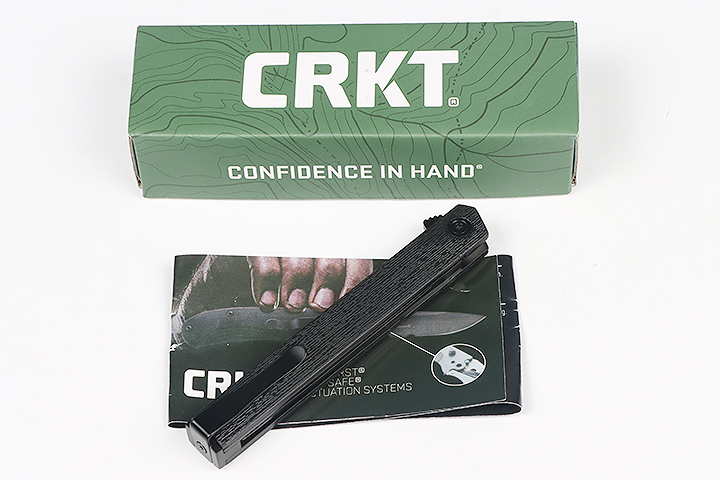 Columbia CRKT 7097 axis black folding camping hunting pocket knife UD417663