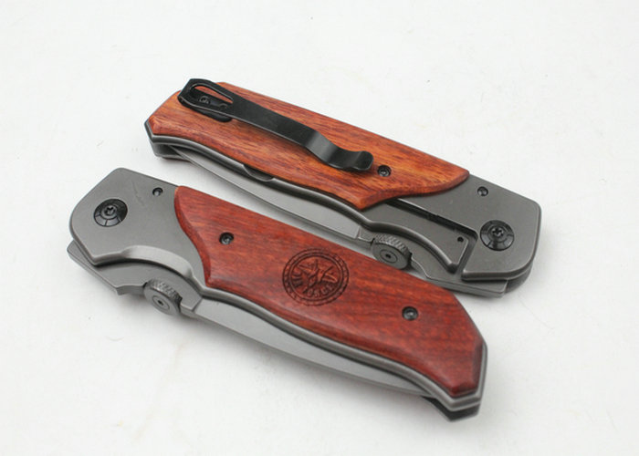 OEM Browning DA30 Fighting Knife Tactical Knife with Wood Handle UDTEK00250