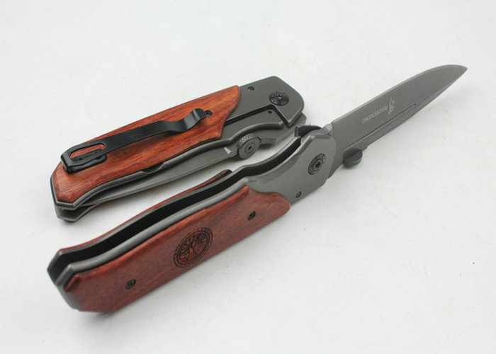 OEM Browning DA30 Fighting Knife Tactical Knife with Wood Handle UDTEK00250