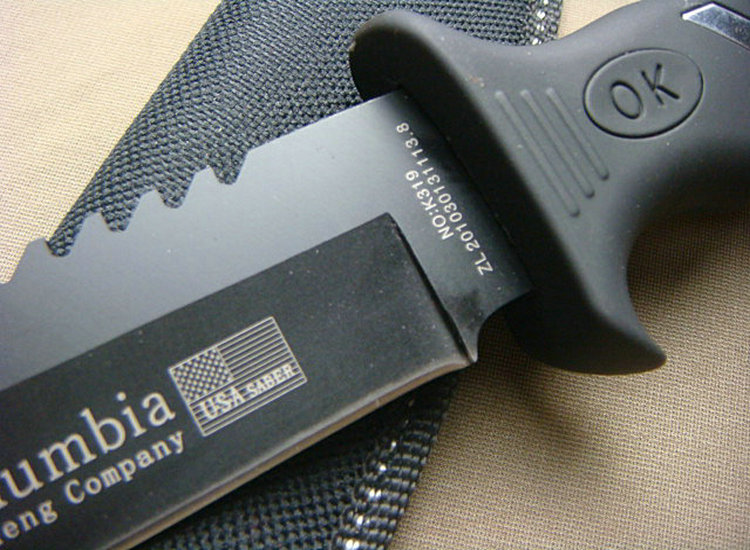 OEM COLUMBIA K319 JUNGLE OUTDOOR CAMPING KNIFE UDTEK00207