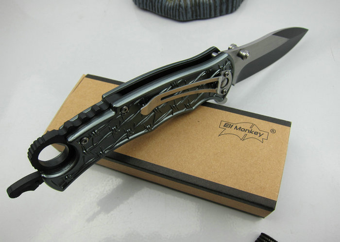High Quality OEM Elf Monkey B105 Fast Open Folding Knife Gift Knives Hand Tools UDTEK01272