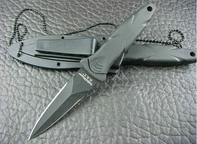 OEM SMITH & WESSON H.R.T TWO-EDGED SOLDIER FIXED BLADE KNIFE UDTEK00606
