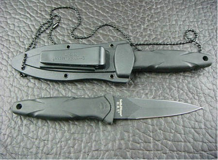 OEM SMITH & WESSON H.R.T TWO-EDGED SOLDIER FIXED BLADE KNIFE UDTEK00606