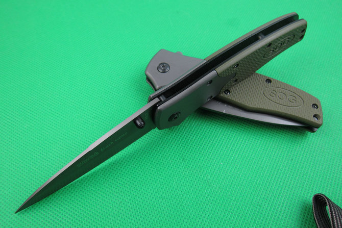 SOG.FA02 quick open folding knife army green UD401920