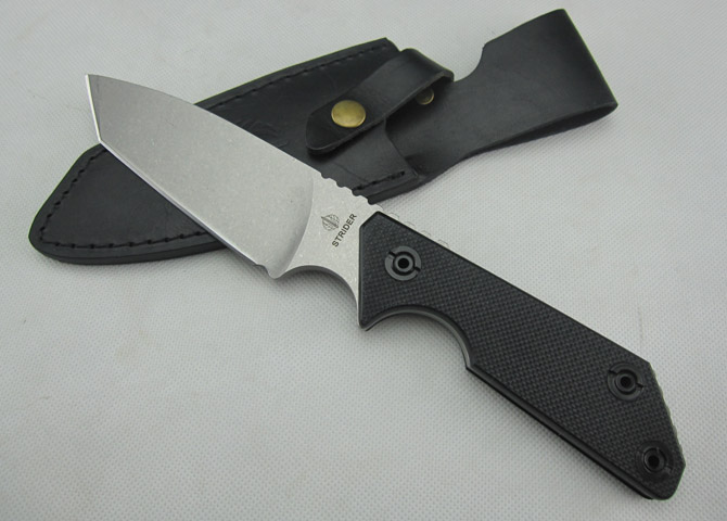 stone wash version oem strider fixed blade knife