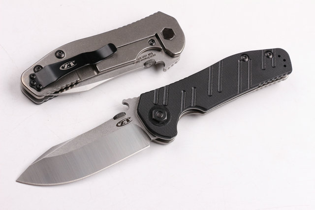 ZT0630 Zero Tolerance Titanium handle folding knife with G10 UD403393