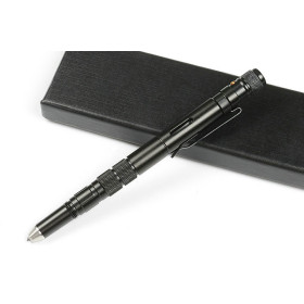 MT07 Wholesale Tactical Defense Pen Multifunctional Outdoor Survival Gear Window Breaker Emergency Tool with Flashlight UD405461