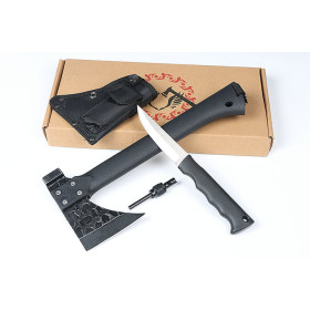 Multifunctional Q1 Tomahawk  Axes Hand Hatchet Knife Axe With Fire Starter And Whistle UD407736