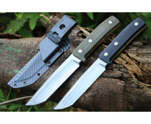 Wild Boar Fixed Blade Full Tang Knife with Kydex Sheath Straight Knives UD407773