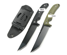 Full Tang Fixed Blade Camping Hunting Tactical Knife With Kydex Sheath UD407798
