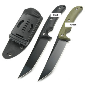 Full Tang Fixed Blade Camping Hunting Tactical Knife With Kydex Sheath UD407798