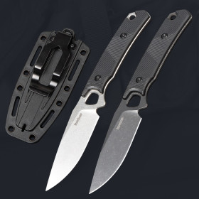 Kershaw 2048BW Full Tang Fixed Blade Hunting Camping Knife with D2 Blade UD407859