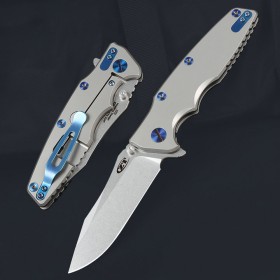 ZT0429 Titanium alloy handle 14C28N blade folding knife UD408761