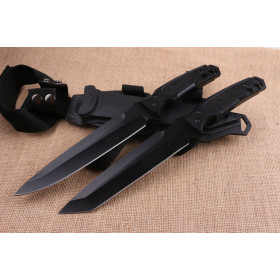 OEM Thickened aluminum handle material fixed blade knife UD404812