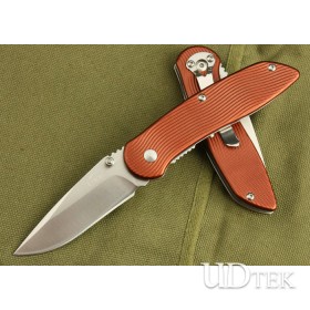 8Cr13 Stainless Steel BEE M024B Folding Knife Survival Knife with Aluminum Handle UDTEK01430