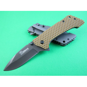 Green/Black All Steel + G10 Handle OEM Boker Tactical Knife UDTEK01411