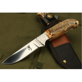 OEM BROWNING LENGYUE COLD LIGHT HUNTING KNIFE FIXED BLADE KNIFE GIFT KNIFE UDTEK00301