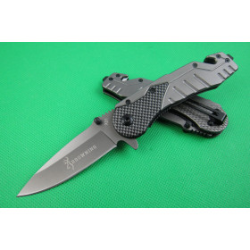 Browning.X31 fast opening folding knife(Carbon fiber) UD401830