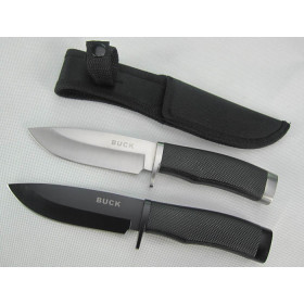 Buck 009B classic black fixed blade hunting knife on sale Promotion cheap price UDTEK02002