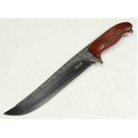 OEM BUCK NO.2 CARVING FLOWER FIXED BLADE KNIFE UDTEK00281