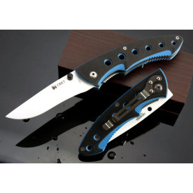 CERAMICS COLUMBIA RIVER WHITE FOX  FOLDING KNIFE UDTEK00214