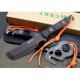 AUS-8A 59HRC COLUMBIA RIVER TACTICAL SUVIVAL KNIFE &  COMBINATON TOOL UDTEK00221