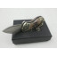 High Quality OEM Damascus Steel Keychain Pocket Knife Gift Knives with Brass + Bone Handle UDTEK01209 