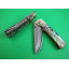 Damascus colorful Abalone folding knife UDTEK01951