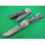 Damascus colorful Abalone folding knife UDTEK01951