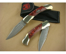 OEM DAMASCUS STEEL FOLDING KNIFE UDTEK00552