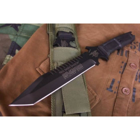OEM AMERICAN DOPS BLACK HAWK FIXED BLADE KNIFE RESCUE KNIFE CAMPING KNIFE UDTEK00705