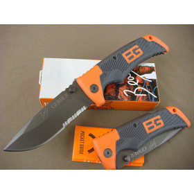 GERBER Bear Grylls Ultimate Half Serrated Blade Folding Sheath Knife UD400471