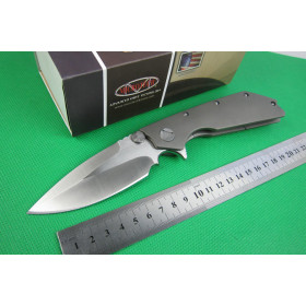 Microtech DOC（touch to death）D2 blade Titanium handle folding knife UD401947 