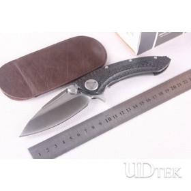Microtech Whale sharks full carbon fiber shank tactical knife UD402025