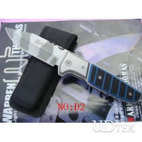 BULE&RED OEM SMITH&WESSON TACTICAL FOLDING KNIFE UDTEK00608 