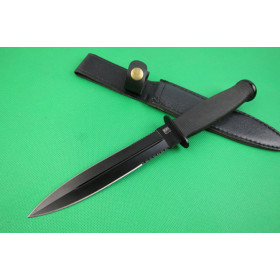 SOG-225  double blade half teeth fixed blade knife UD401471