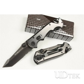 SMALL SIZE OEM SOG HALF SERRATED BLADE PHANTOM FIREBIRD POCKET KNIFE UDTEK00503