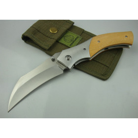 60-62 HRC OEM Strider Folding Blade Knife with D2 Blade + Ebony Handle UDTEK01353