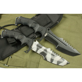 STAINLESS STEEL M.O.D  BLACKHAWK TACTICAL STRAIGHT KNIFE huntsman knife UDTEK00377
