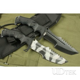 STAINLESS STEEL M.O.D  BLACKHAWK TACTICAL STRAIGHT KNIFE huntsman knife UDTEK00377