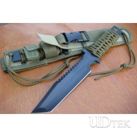 SEAL CUT IRON SABER & OUTDOOR KNIFE WITH UNIQUE HANDLE UDTEK00385