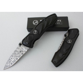 OEM WILLIAM DAMASCUS FOLDING KNIFE TOOL KNIFE SURVIVAL KNIFE UDTEK01912 