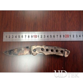Camo coating folding knife liner lock knife UD08011