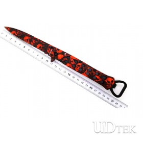 Aluminum and draping handle folding knife UD17004