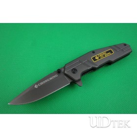 ChuangMing 348 quick open folding knife (grey Titanium) UD401848