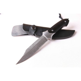 William Henry.raised grain tactical fixed blade knife UD402029