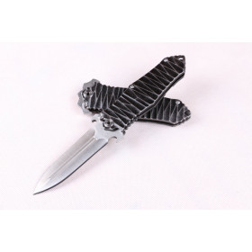 Carbon black T type steel lock folding the knife (normal) UD402060