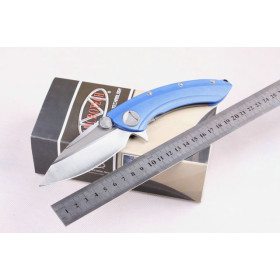 Microtech whale shark all G10 handle tactical knife (blue G10） UD402062