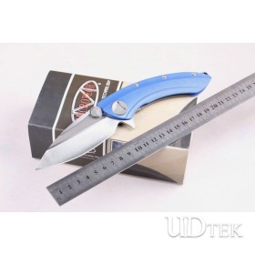 Microtech whale shark all G10 handle tactical knife (blue G10） UD402062